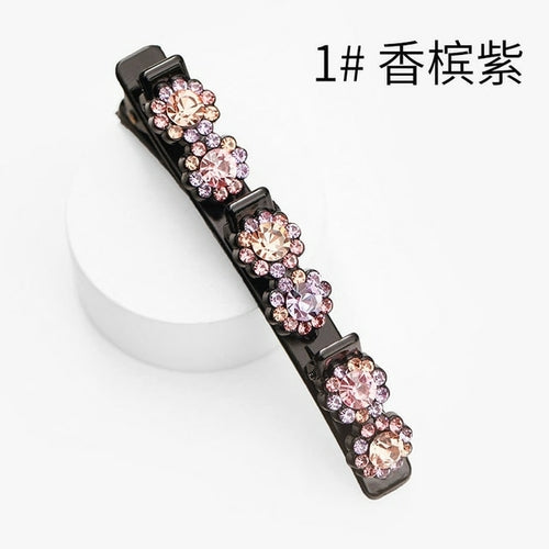 New Korean Elegant Hairpins Hairgrips Crystal Rhinestone Barrettes