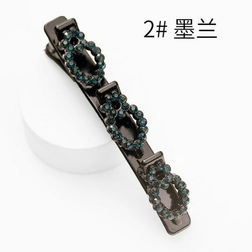 New Korean Elegant Hairpins Hairgrips Crystal Rhinestone Barrettes