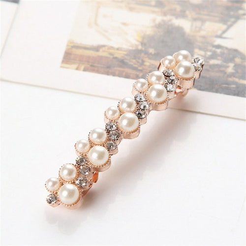 New Korean Elegant Hairpins Hairgrips Crystal Rhinestone Barrettes