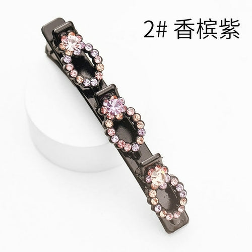 New Korean Elegant Hairpins Hairgrips Crystal Rhinestone Barrettes
