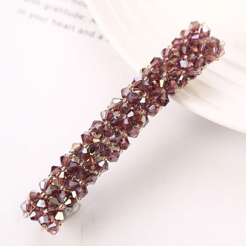 New Korean Elegant Hairpins Hairgrips Crystal Rhinestone Barrettes