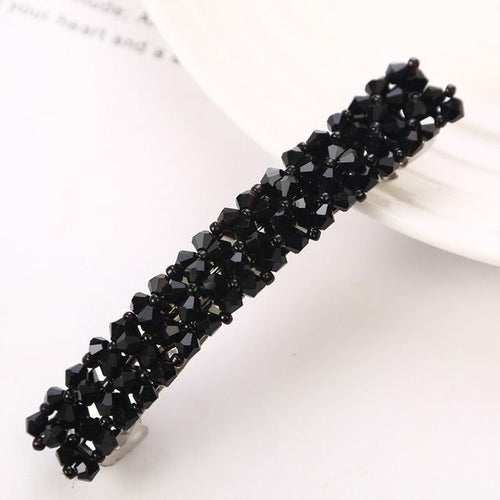 New Korean Elegant Hairpins Hairgrips Crystal Rhinestone Barrettes