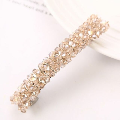 New Korean Elegant Hairpins Hairgrips Crystal Rhinestone Barrettes