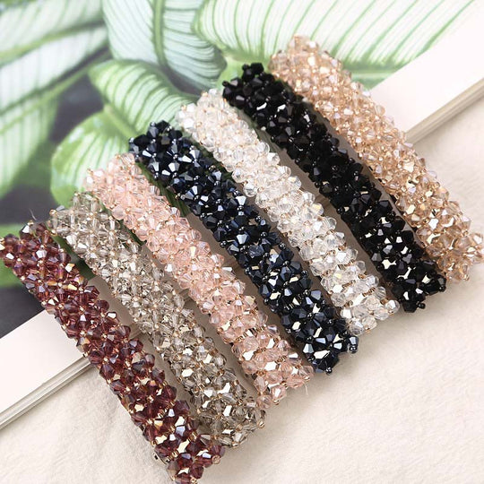 New Korean Elegant Hairpins Hairgrips Crystal Rhinestone Barrettes