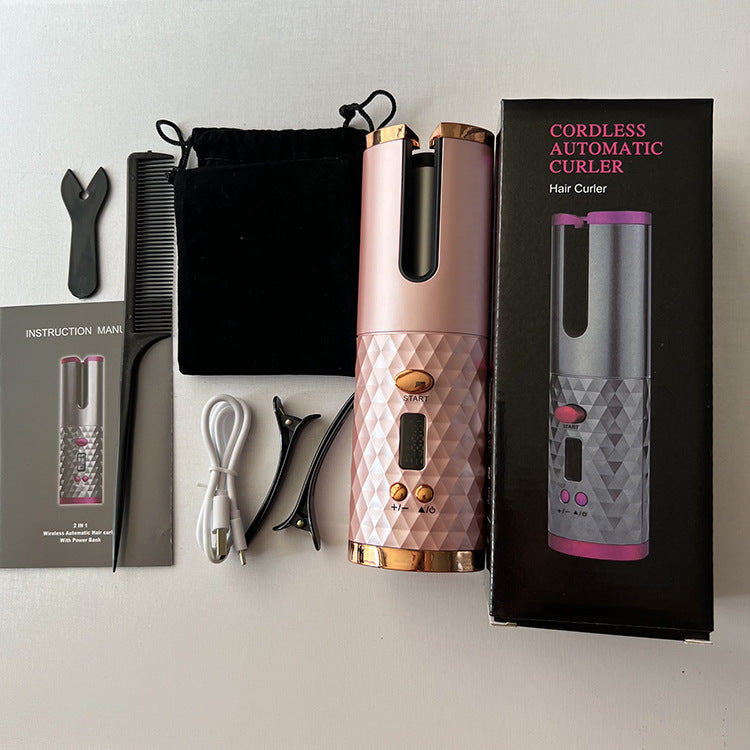 Wireless Hair Curler Cross-Border Fully Automatic Hair Curler USB Charging Bean Bag Portable For Home Hair Curler