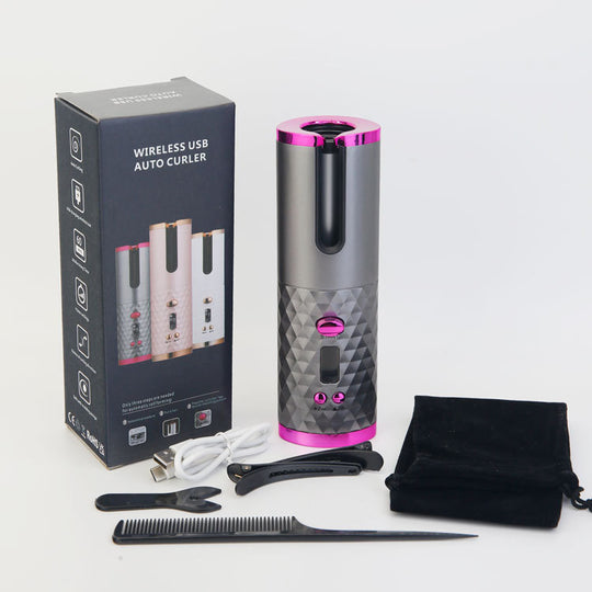 Wireless Hair Curler Cross-Border Fully Automatic Hair Curler USB Charging Bean Bag Portable For Home Hair Curler