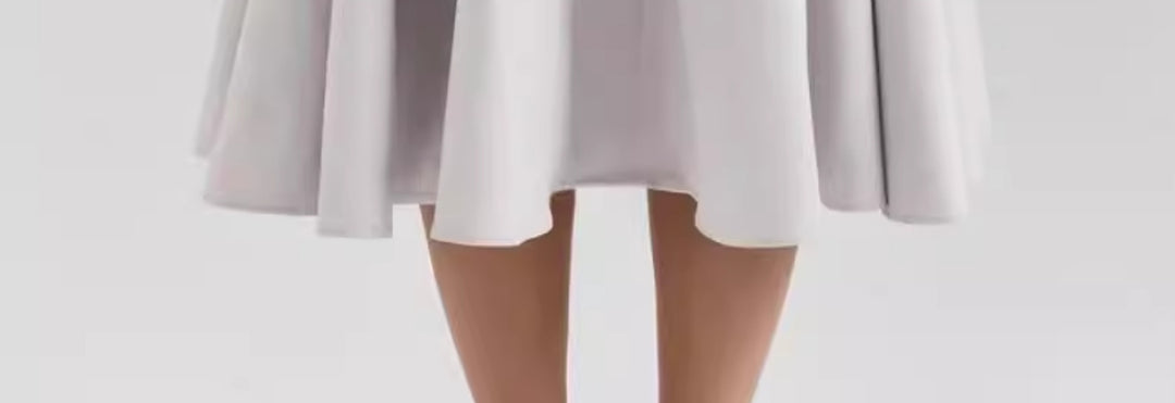 Super Fairy House Retro Waist Trimming Spaghetti Straps Large Skirt