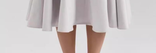 Super Fairy House Retro Waist Trimming Spaghetti Straps Large Skirt