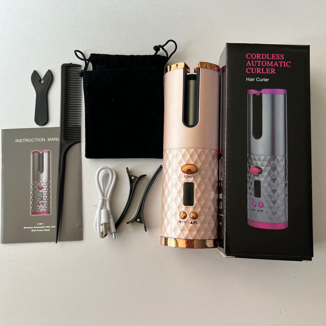 Wireless Hair Curler Cross-Border Fully Automatic Hair Curler USB Charging Bean Bag Portable For Home Hair Curler