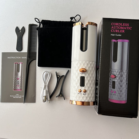 Wireless Hair Curler Cross-Border Fully Automatic Hair Curler USB Charging Bean Bag Portable For Home Hair Curler