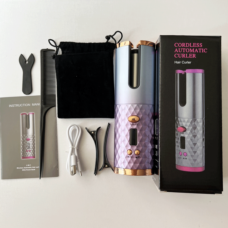 Wireless Hair Curler Cross-Border Fully Automatic Hair Curler USB Charging Bean Bag Portable For Home Hair Curler