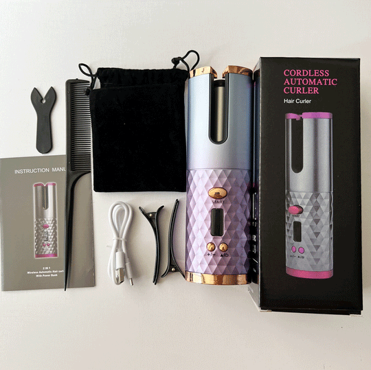 Wireless Hair Curler Cross-Border Fully Automatic Hair Curler USB Charging Bean Bag Portable For Home Hair Curler