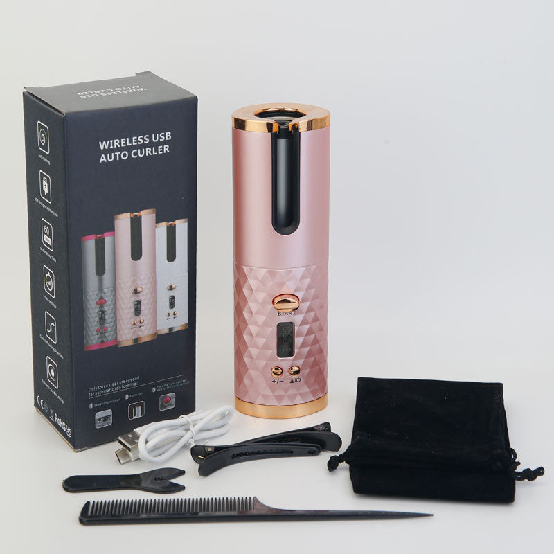 Wireless Hair Curler Cross-Border Fully Automatic Hair Curler USB Charging Bean Bag Portable For Home Hair Curler