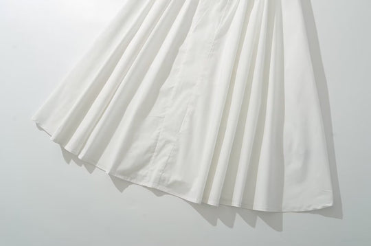 Super Fairy House Retro Waist Trimming Spaghetti Straps Large Skirt