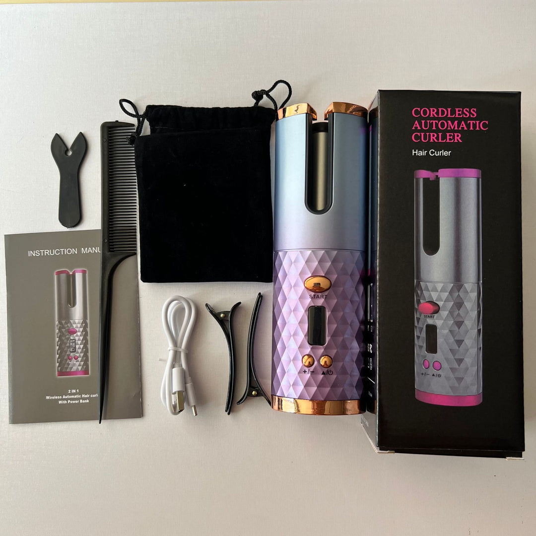 Wireless Hair Curler Cross-Border Fully Automatic Hair Curler USB Charging Bean Bag Portable For Home Hair Curler