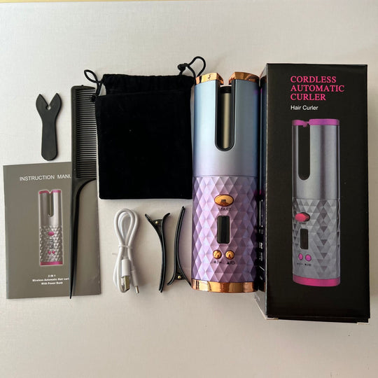 Wireless Hair Curler Cross-Border Fully Automatic Hair Curler USB Charging Bean Bag Portable For Home Hair Curler