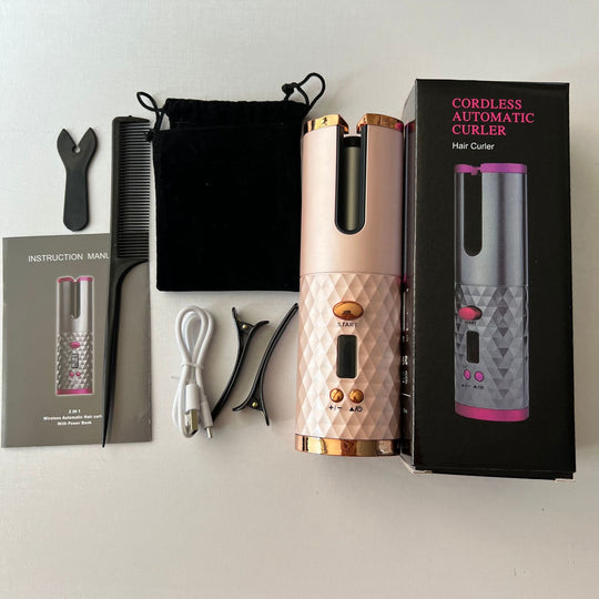 Wireless Hair Curler Cross-Border Fully Automatic Hair Curler USB Charging Bean Bag Portable For Home Hair Curler