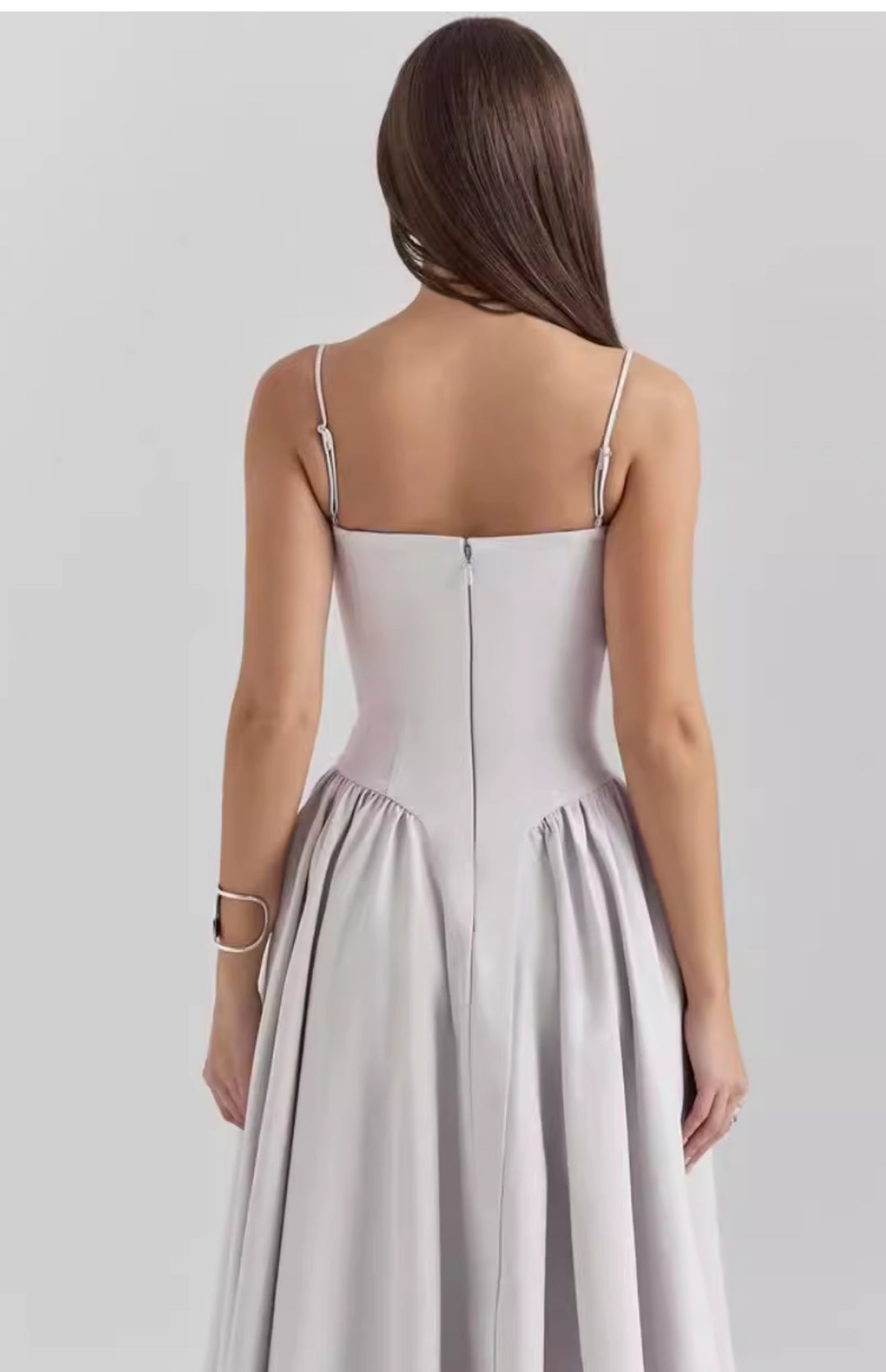 Super Fairy House Retro Waist Trimming Spaghetti Straps Large Skirt