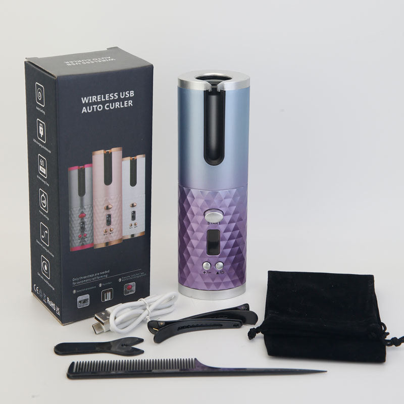 Wireless Hair Curler Cross-Border Fully Automatic Hair Curler USB Charging Bean Bag Portable For Home Hair Curler