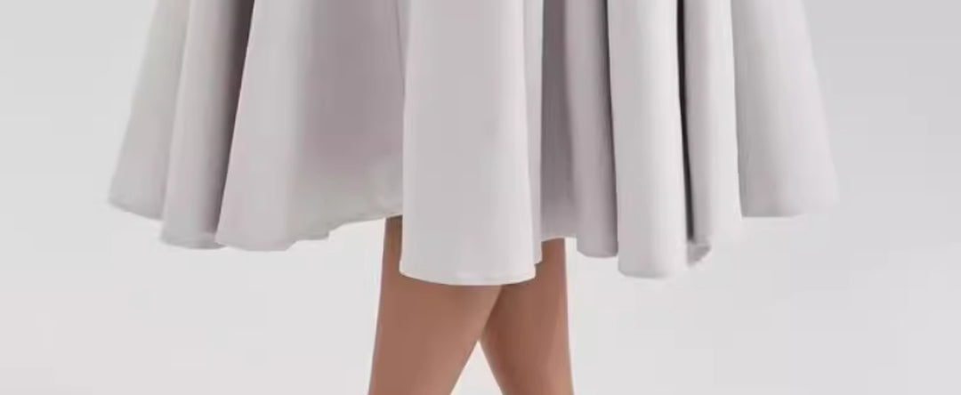 Super Fairy House Retro Waist Trimming Spaghetti Straps Large Skirt