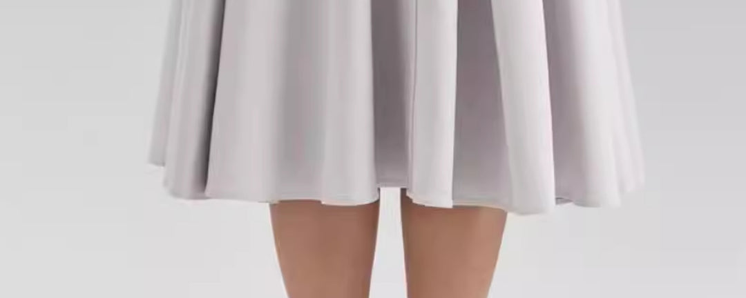 Super Fairy House Retro Waist Trimming Spaghetti Straps Large Skirt