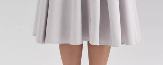 Super Fairy House Retro Waist Trimming Spaghetti Straps Large Skirt