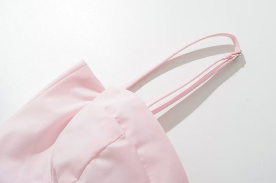 Super Fairy House Retro Waist Trimming Spaghetti Straps Large Skirt