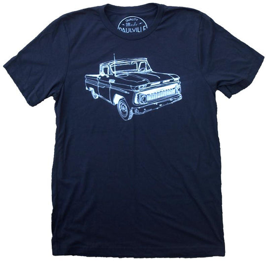 Chevy Truck Dark Grey T-Shirt – Bold Graphic Tee for Truck Enthusiasts