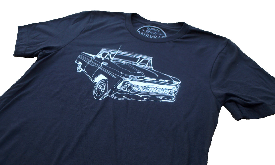 Chevy Truck Dark Grey T-Shirt – Bold Graphic Tee for Truck Enthusiasts