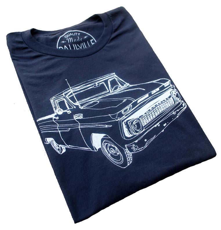 Chevy Truck Dark Grey T-Shirt – Bold Graphic Tee for Truck Enthusiasts