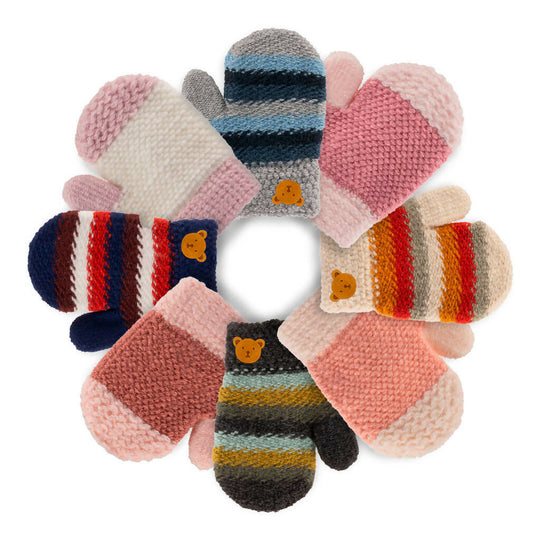 Sierra Soft Knit Mittens for Baby or Toddler - 2-Pack Unisex Gloves