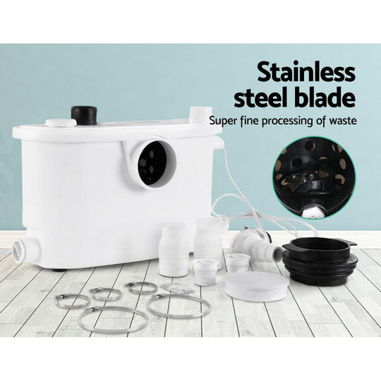 Giantz Macerator Sewerage Pump Waste Water Marine Toilet Disposal Unit