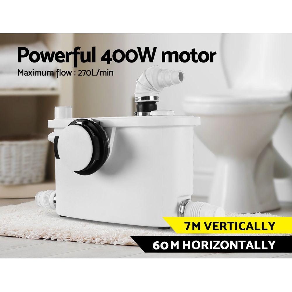 Giantz Macerator Sewerage Pump Waste Water Marine Toilet Disposal Unit