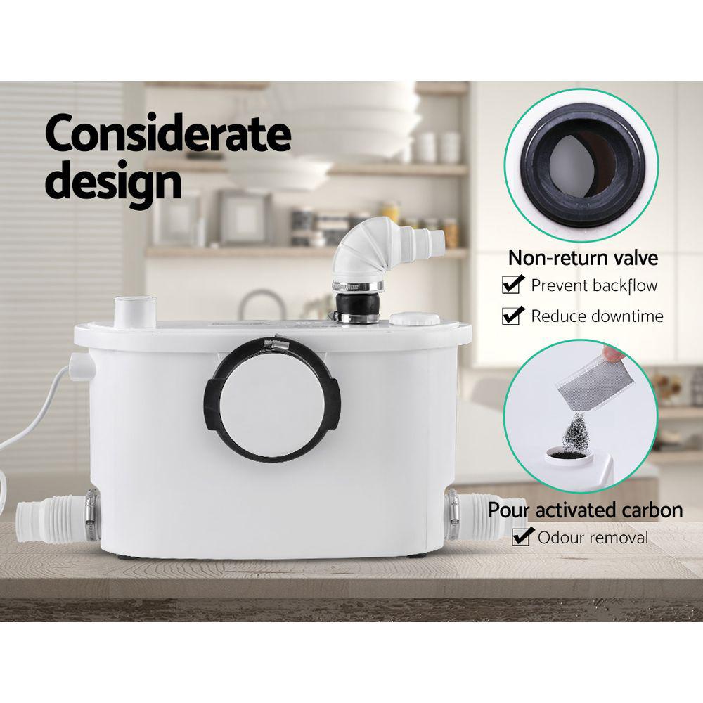 Giantz Macerator Sewerage Pump Waste Water Marine Toilet Disposal Unit