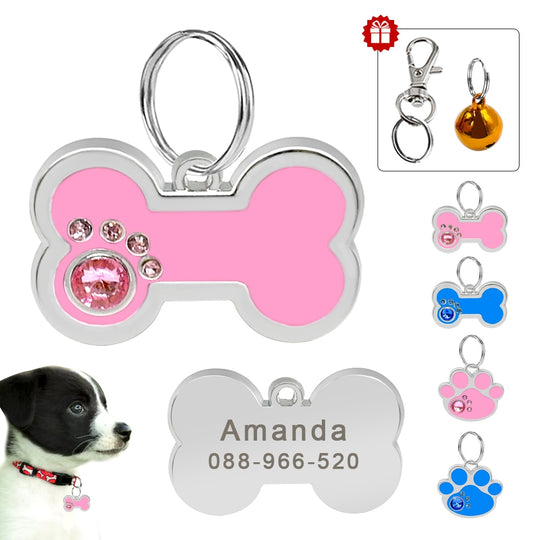 Personalized Dog ID Tag Pet Dog Accessories
