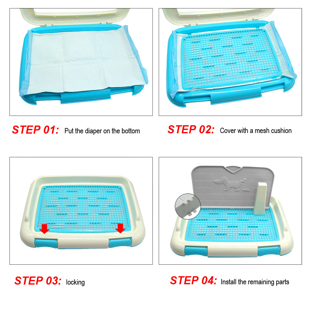 Pet Dog Cat Training Toilet Tray Mat Indoor