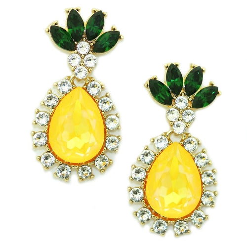 Pineapple Drop Earrings