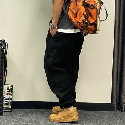 Plus Size Japanese Streetwear Oversize Cargo Pants Men Clothing