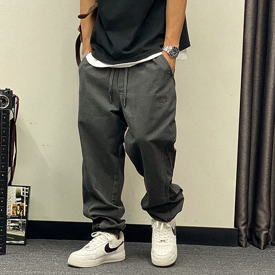 Plus Size Japanese Streetwear Oversize Cargo Pants Men Clothing