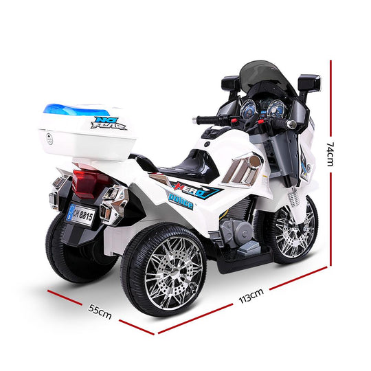 Rigo Kids Electric Ride On Patrol Police Car BMW-Inspired S1K 6V