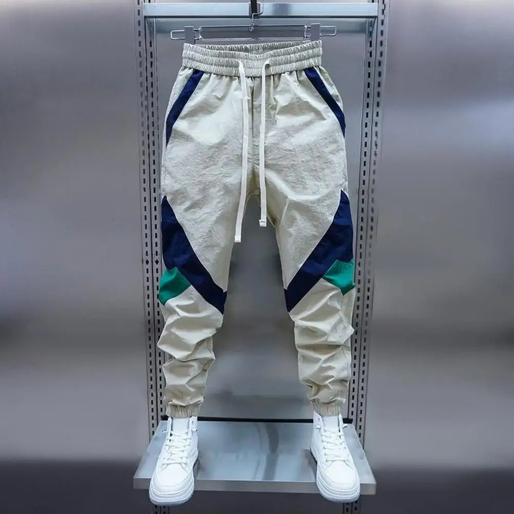 Cargo Pants for Men Multipockets Stretch Joggers Khaki Trousers Man