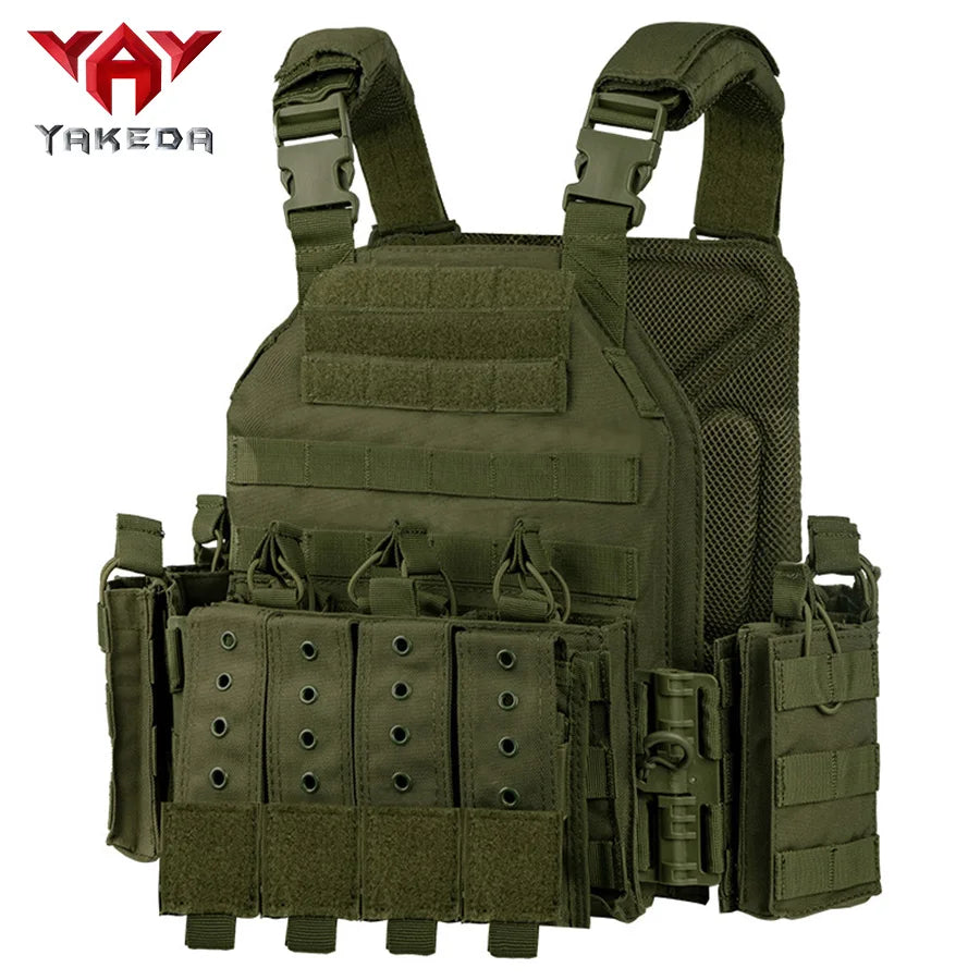 Quick dismantling tactical training vest outdoor CS protective equipment combat vest camouflage suit