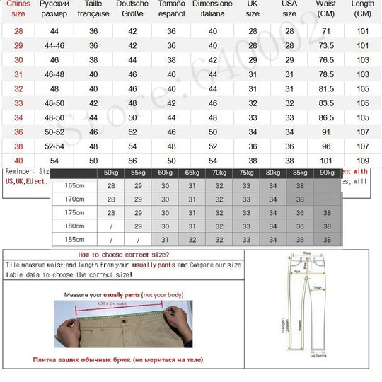 2024 Spring Non-Iron Dress Men Classic Pants Fashion Business Chino