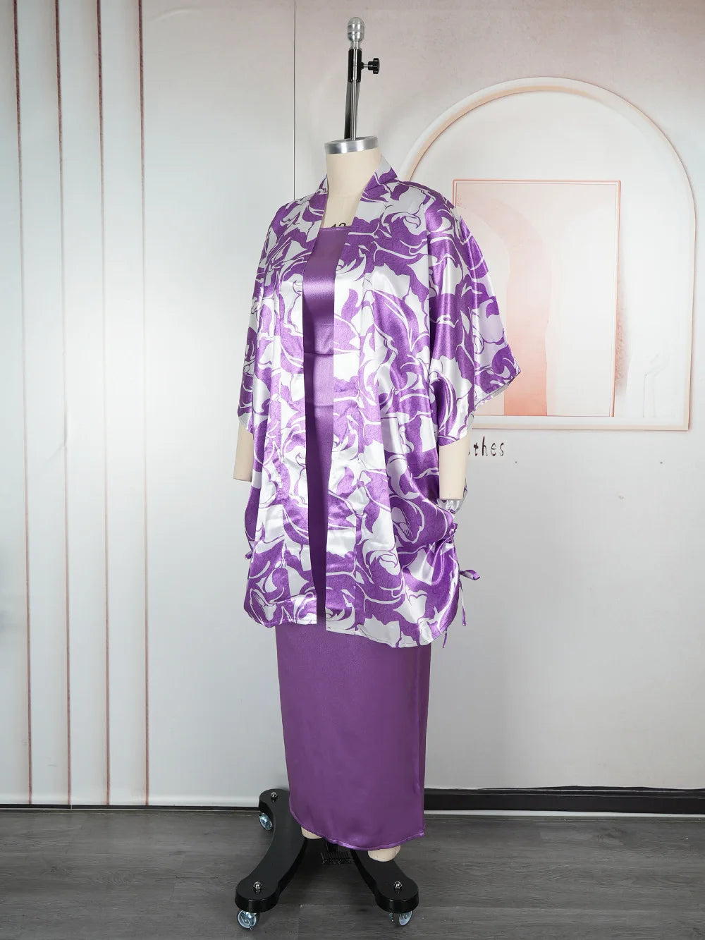 African Clothes for Women 2 PCS Sets Dress and Coat Suits Dashiki Ankara Turkey Wedding Party Dresses Kaftan Bubu Gown Plus Size