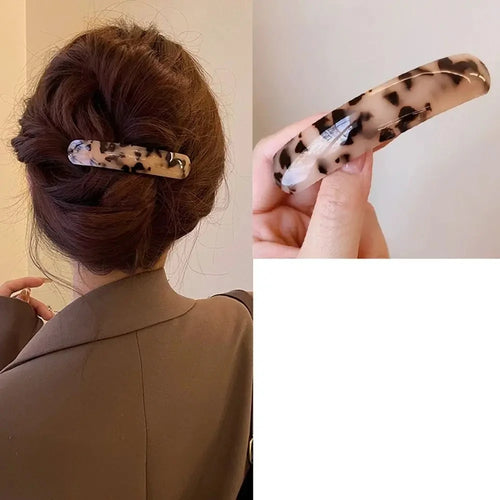 High Quality Chic Hair Clip Spring Clip for Girl French Large Hairpin