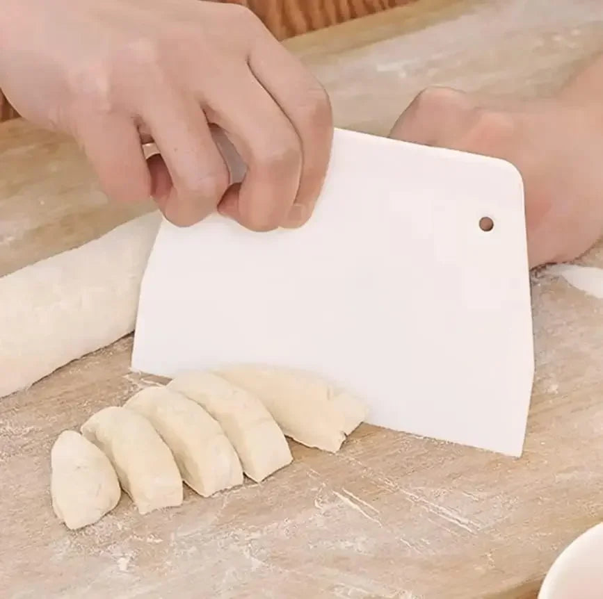 Multipurpose Dough Cutter Bowl Scraper for Bread Dough Fondant Cake