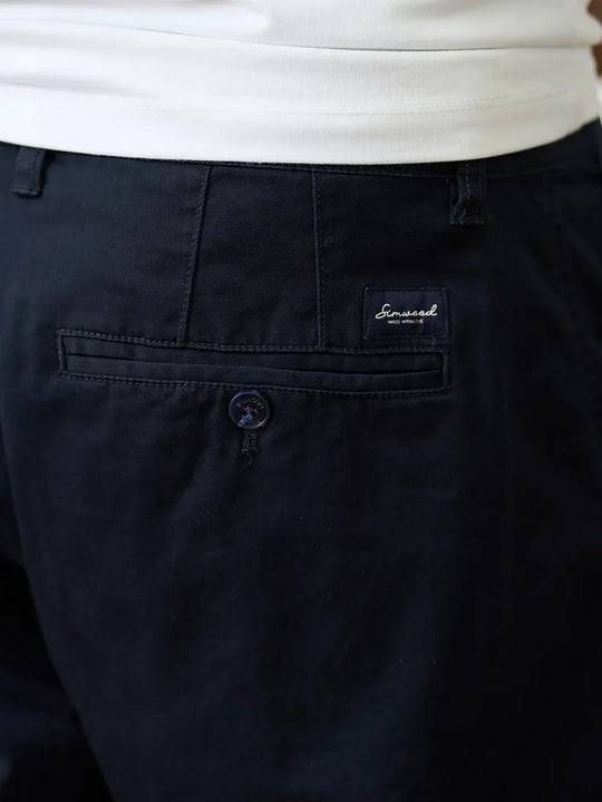SIMWOOD 2024 Autumn New Comfortable Tapered Chinos Pants Men 250gsm