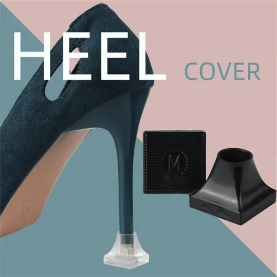 2Pcs High Heels Protector Cover Stoppers Stilettos Latin Dance Shoes