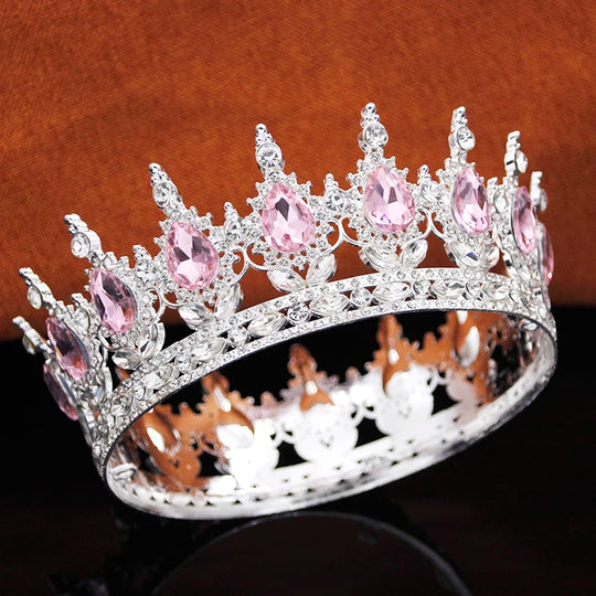 Queen King Tiaras and Crowns for Birthday Party Cake Crown Topper Bridal Wedding Crown Girls Tiara Hair jewelry Accessories