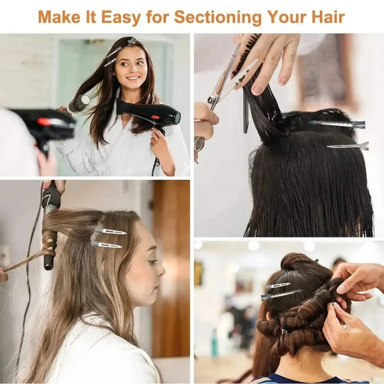 30/50Pcs Professional Ladies Salon Fixed Hair Pin 4.5cm Curl Metal
